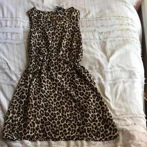 Animal print dress